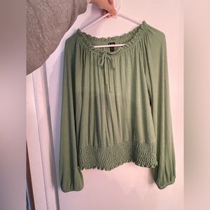 Lee Off The Shoulder Long Sleeve